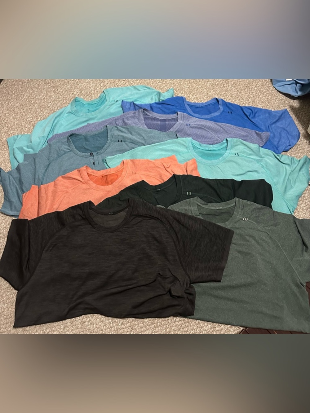 Bundle! 9 lululemon Metal Vent Tech Tees